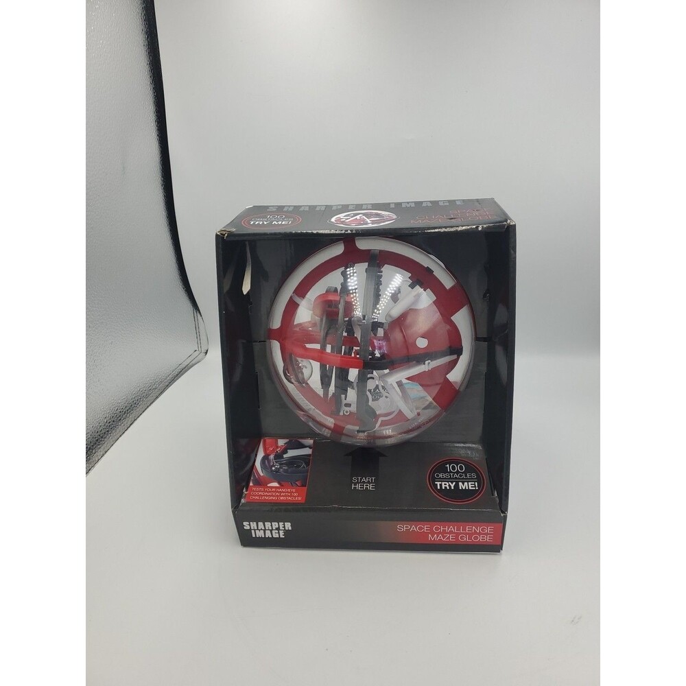 Sharper Image Space Challenge Maze Globe New In Box